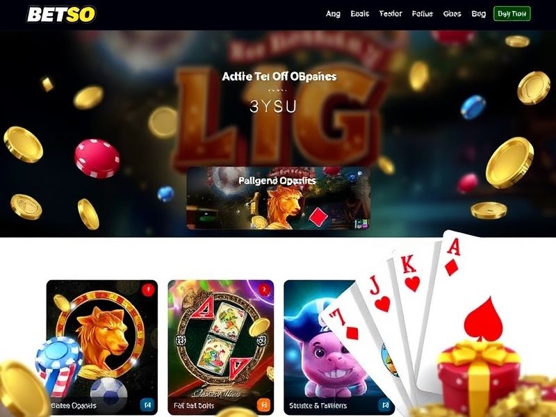 Welcome to Betso, the official site for Betso.com - your destination for online casino games, live betting, sports wagers, and exclusive bonuses. Start playing for real money today and enjoy secure, fair gambling experiences.